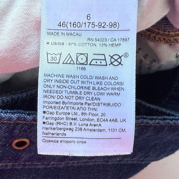 Banana Republic High Rise Double-belted Cuffed Hem BR Explorer Denim Shorts Sz 6 - Picture 10 of 11